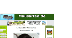 Desktop Screenshot of mausarten.de